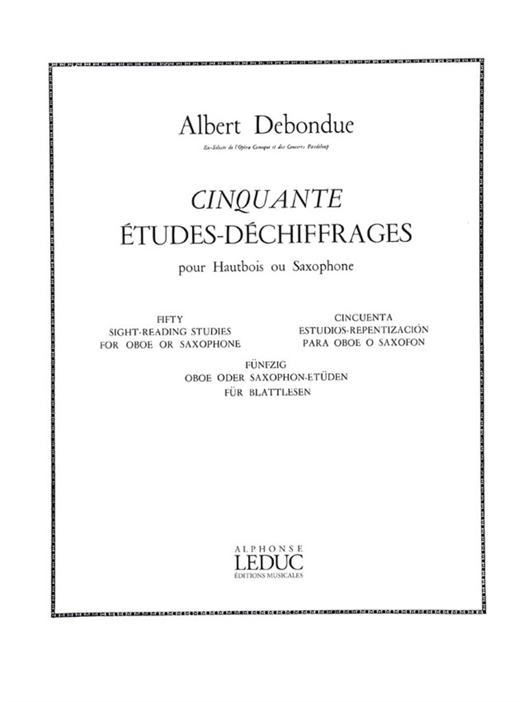 50 Etudes-Déchiffrages